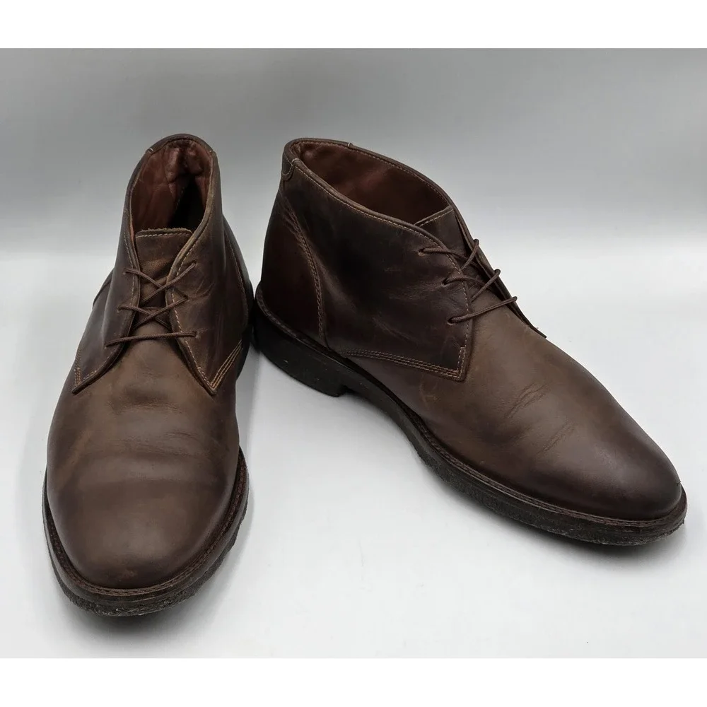 Johnston & Murphy Copeland Chukka Boots Brown Leather Mens 9.5M India